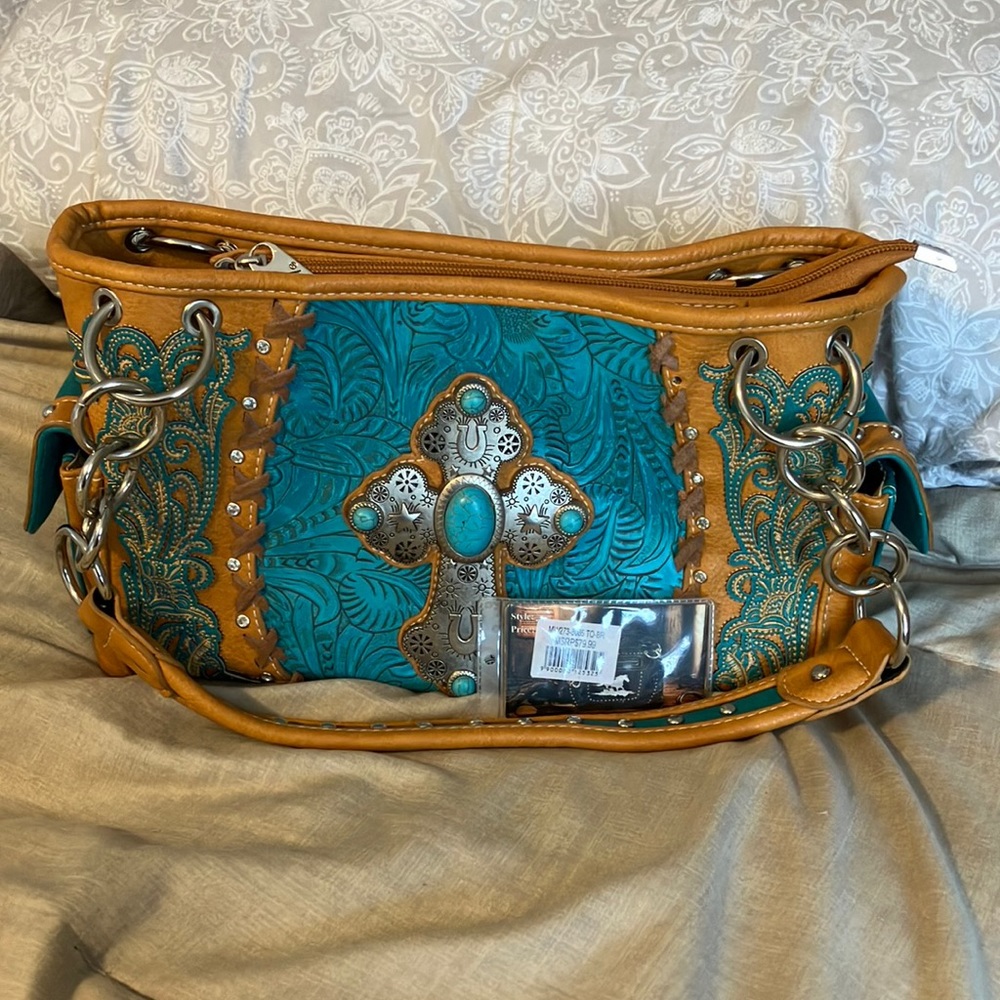 Turquoise Montana West Purse